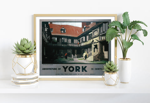 Architecture Of York - 11X14inch Premium Art Print