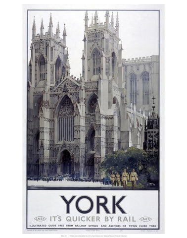 York Cathedral 24" x 32" Matte Mounted Print