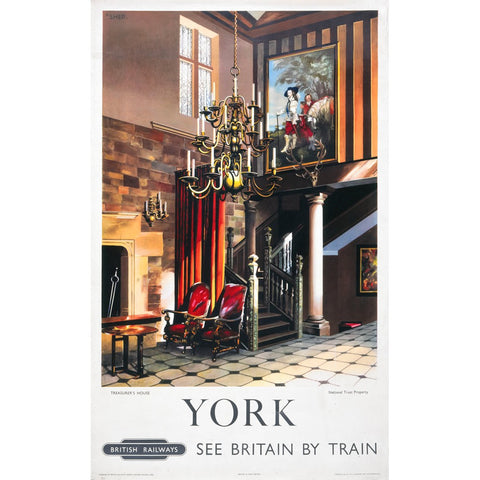 York The Treasurers House 24" x 32" Matte Mounted Print