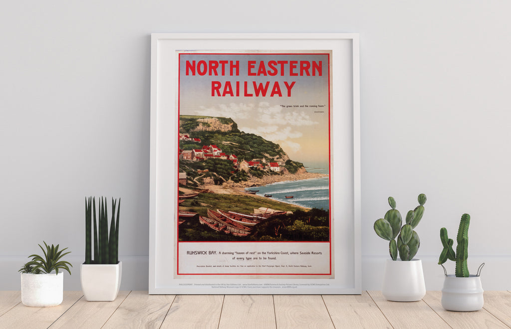North Eastern Railway - Yorkshire Coast Art Print