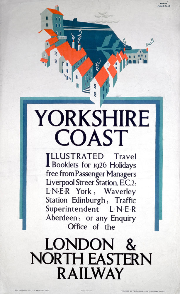 Yorkshire Coast LNER 24" x 32" Matte Mounted Print