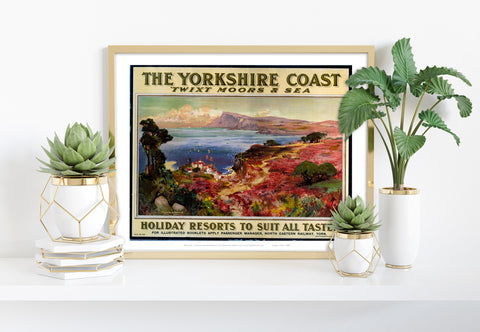 Yorkshire Coast Twixt Moors And Sea - Premium Art Print