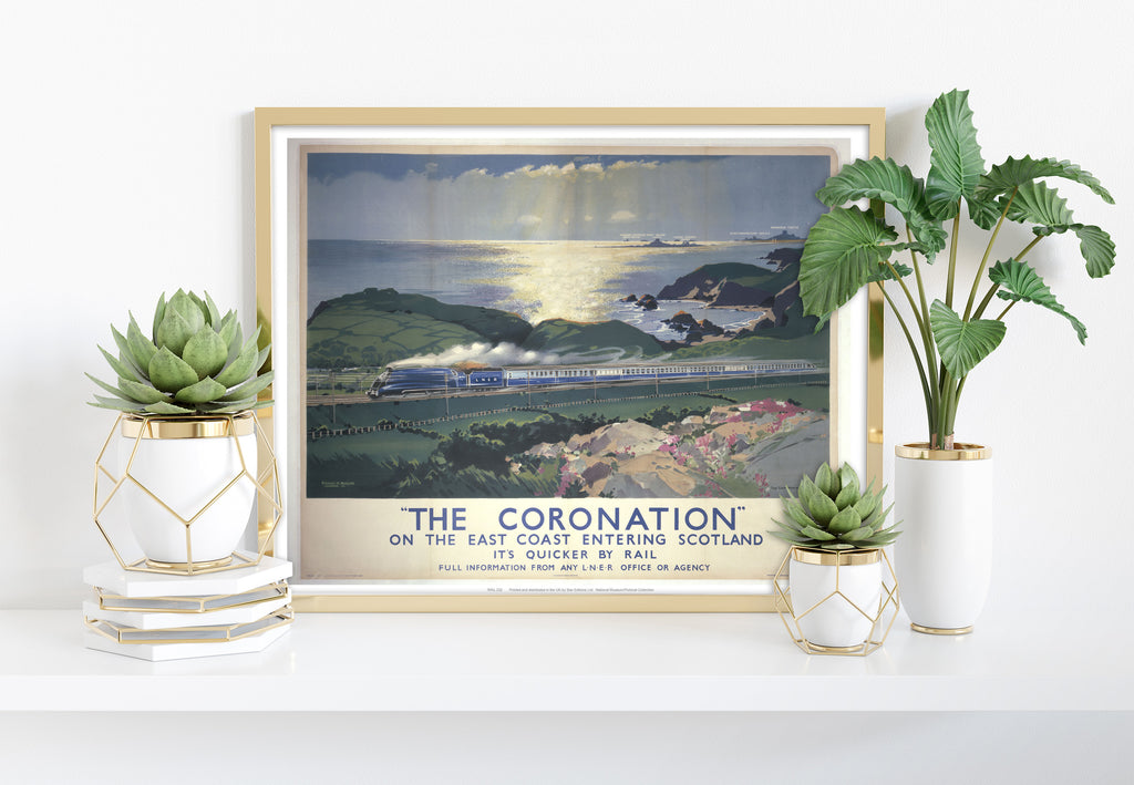 The Coronation Entering Scotland - 11X14inch Premium Art Print