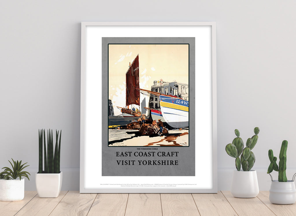 East Coast Craft The Yorkshire Coble - Premium Art Print