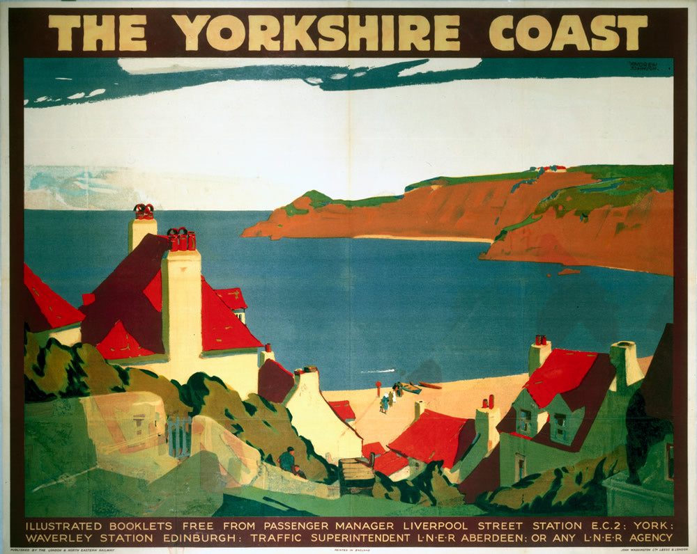 The Yorkshire Coast 24" x 32" Matte Mounted Print
