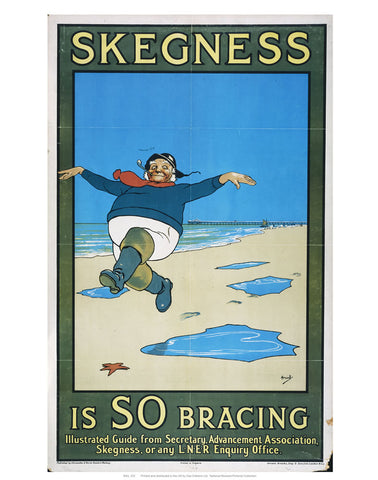 Skegness is so Bracing 24" x 32" Matte Mounted Print