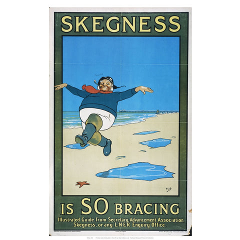 Skegness is so Bracing 24" x 32" Matte Mounted Print