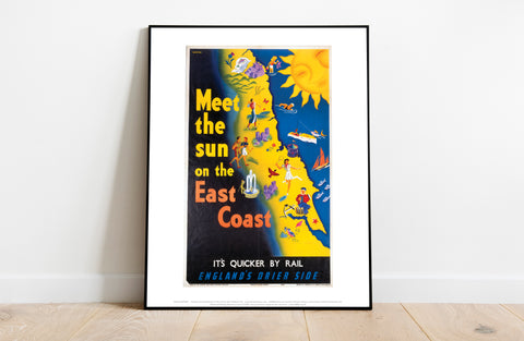 Meet The Sun On The East Coast - 11X14inch Premium Art Print