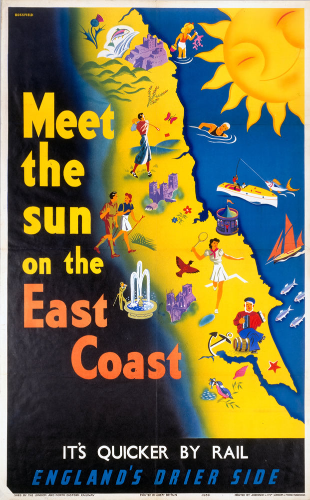 Meet the Sun on the East Coast 24" x 32" Matte Mounted Print