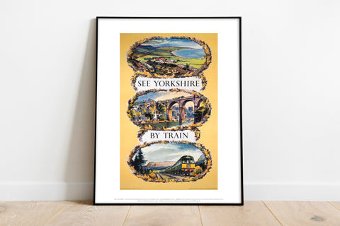 See Yorkshire By Train - 11X14inch Premium Art Print