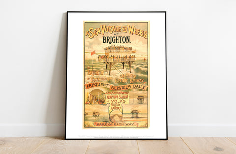 The Sea Voyage On Wheels At Brighton - Premium Art Print