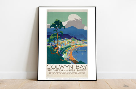 Colwyn Bay, Gateway To The Welsh Rockies - 11X14inch Premium Art Print