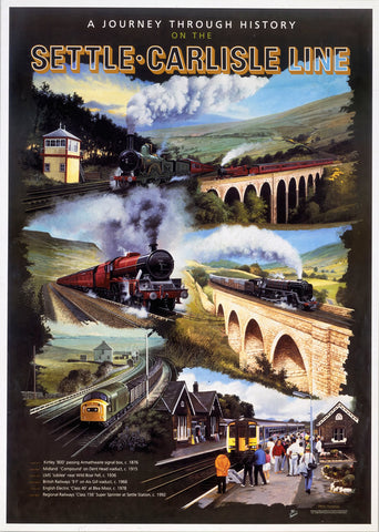 Settle Carlisle Line 24" x 32" Matte Mounted Print