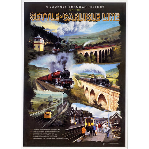 Settle Carlisle Line 24" x 32" Matte Mounted Print