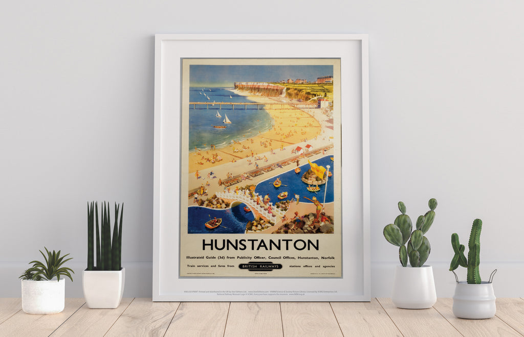 Hunstanton British Railways - 11X14inch Premium Art Print