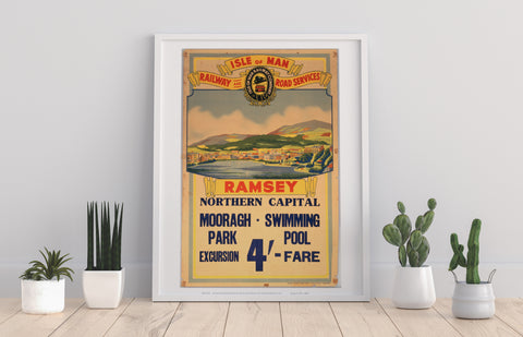 Isle Of Man - Ramsey Northern Capital - Premium Art Print