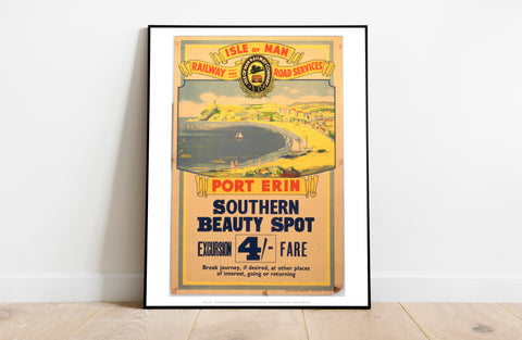 Isle Of Man - Port Erin Southern Beauty Spot - Art Print