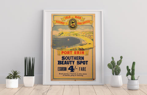 Isle Of Man - Port Erin Southern Beauty Spot - Art Print