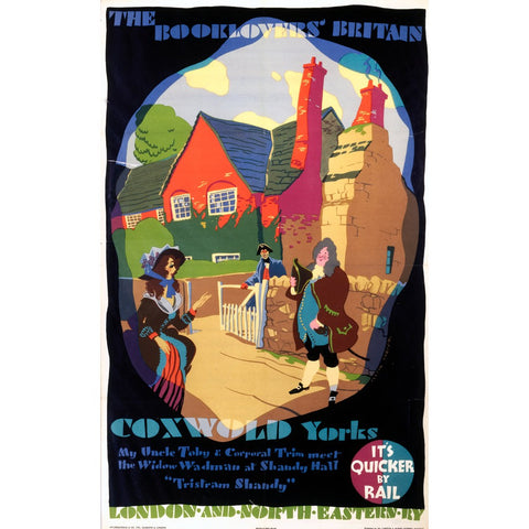 Booklovers' Britain Coxwold Yorkshire 24" x 32" Matte Mounted Print