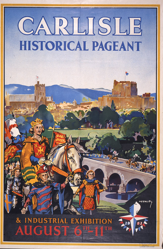 Carlisle Historical Pageant 24" x 32" Matte Mounted Print