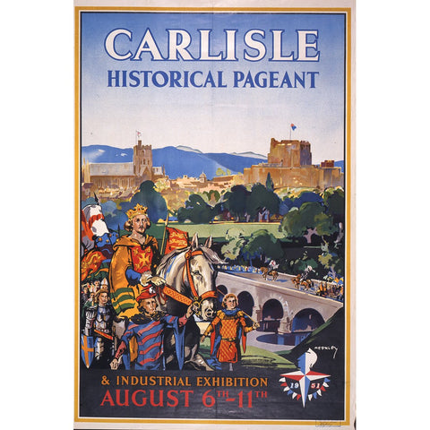 Carlisle Historical Pageant 24" x 32" Matte Mounted Print