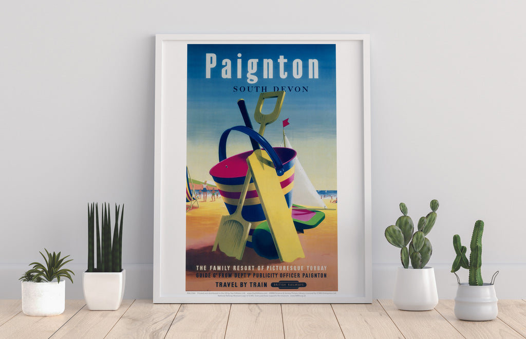 Paignton South Devon Torbay - 11X14inch Premium Art Print