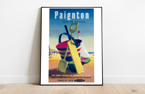 Paignton South Devon Torbay - 11X14inch Premium Art Print