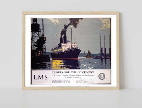 Tilbury For The Continent - 11X14inch Premium Art Print