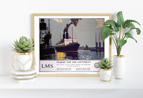 Tilbury For The Continent - 11X14inch Premium Art Print