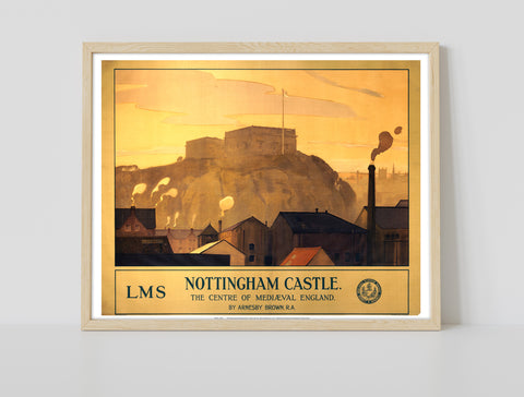 Nottingham Castle, Centre Of Medieval England - Art Print