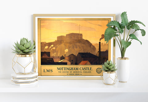 Nottingham Castle, Centre Of Medieval England - Art Print