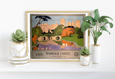 Warwick Castle - 11X14inch Premium Art Print