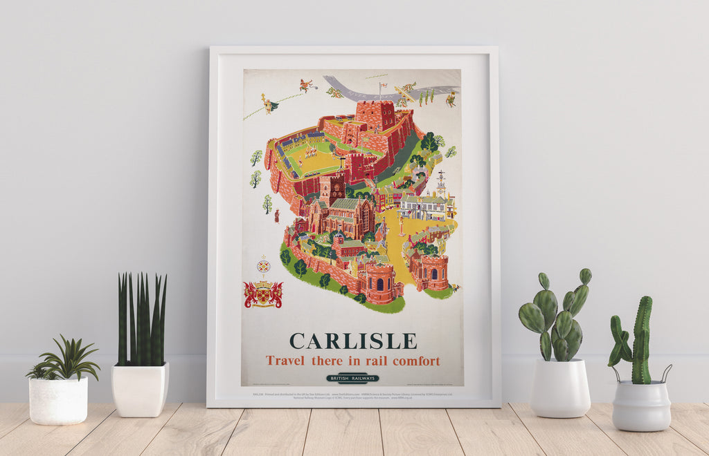 Carlisle, Travel In Rail Comfort - 11X14inch Premium Art Print