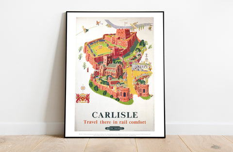 Carlisle, Travel In Rail Comfort - 11X14inch Premium Art Print