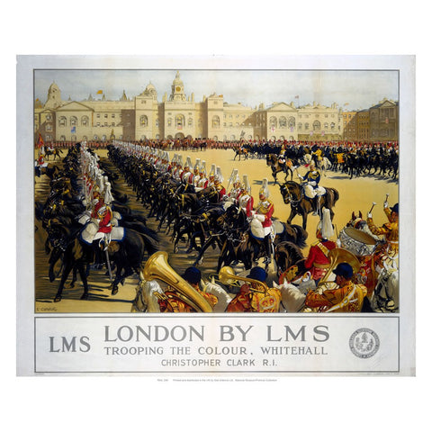 Trooping the Colour London 24" x 32" Matte Mounted Print