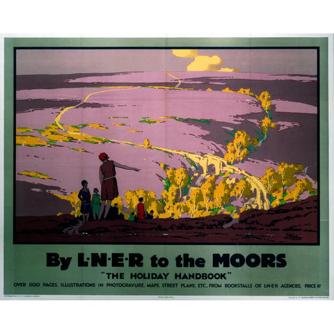 By LNER to the Moors 24" x 32" Matte Mounted Print