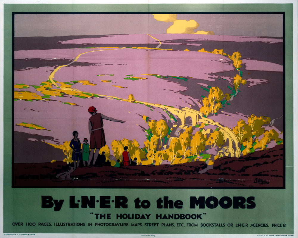 By LNER to the Moors 24" x 32" Matte Mounted Print