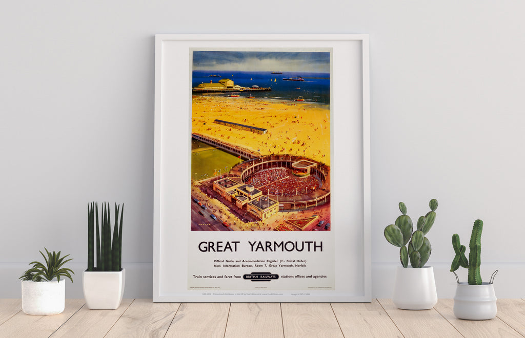 Great Yarmouth British Railways - 11X14inch Premium Art Print