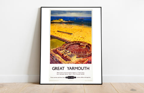 Great Yarmouth British Railways - 11X14inch Premium Art Print