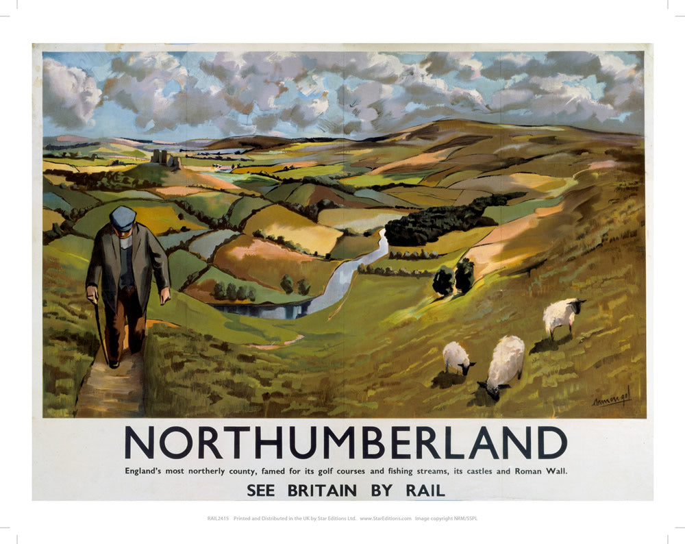 Northumberland 24" x 32" Matte Mounted Print