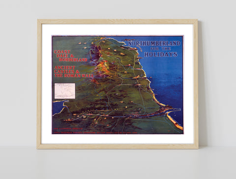 Northumberland For The Holidays - 11X14inch Premium Art Print