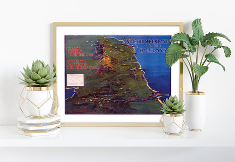 Northumberland For The Holidays - 11X14inch Premium Art Print