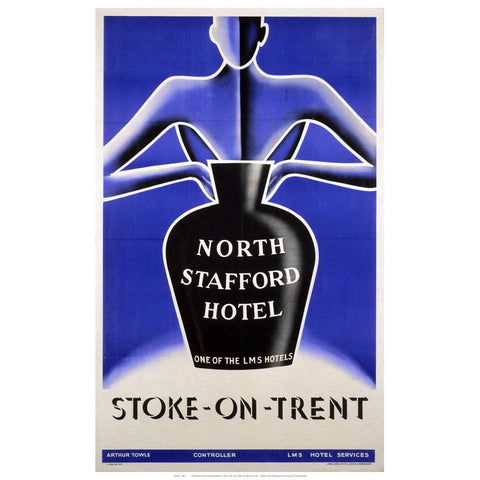 North Stafford Hotel 24" x 32" Matte Mounted Print