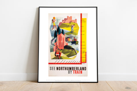 See Northumberland By Train - 11X14inch Premium Art Print