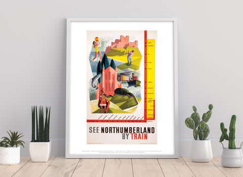 See Northumberland By Train - 11X14inch Premium Art Print