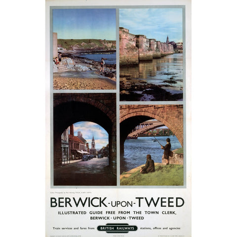 Berwick upon Tweed 24" x 32" Matte Mounted Print