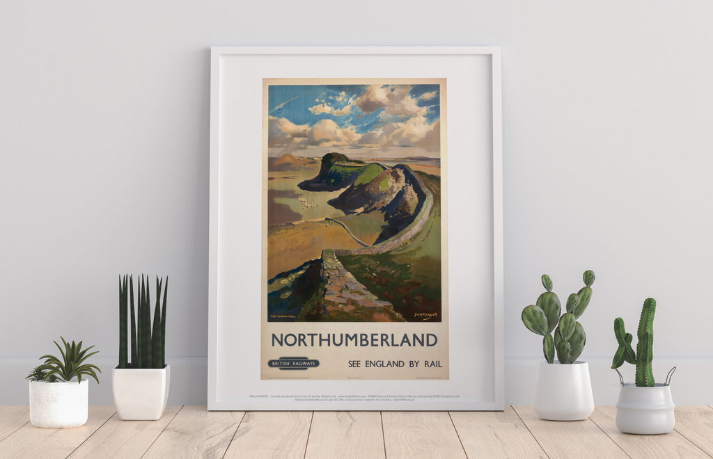 Northumberland, The Roman Wall - 11X14inch Premium Art Print