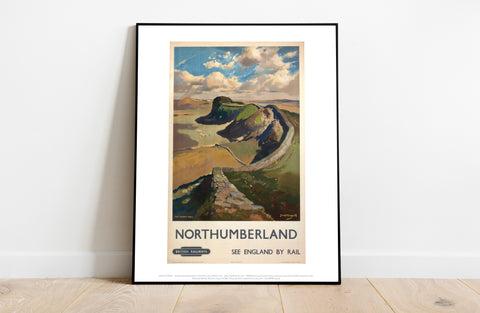 Northumberland, The Roman Wall - 11X14inch Premium Art Print