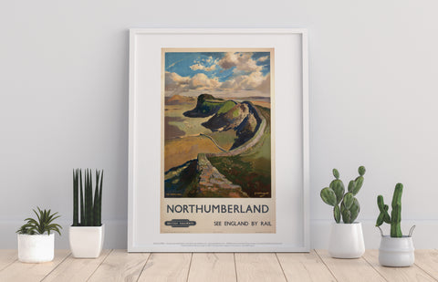 Northumberland, The Roman Wall - 11X14inch Premium Art Print