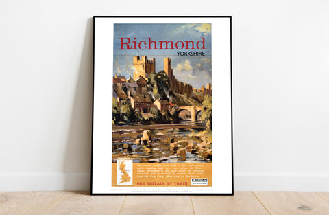 Richmond Yorkshire - See Britain By Train - Art Print